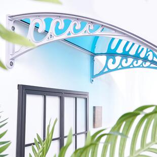 雨棚支架遮雨棚窗户门头防雨耐力板骨架阳台庭院别墅挡雨板防水