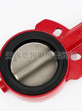 博雷Bray气动对夹蝶阀S30 铁球软密封不锈钢气动对夹蝶阀