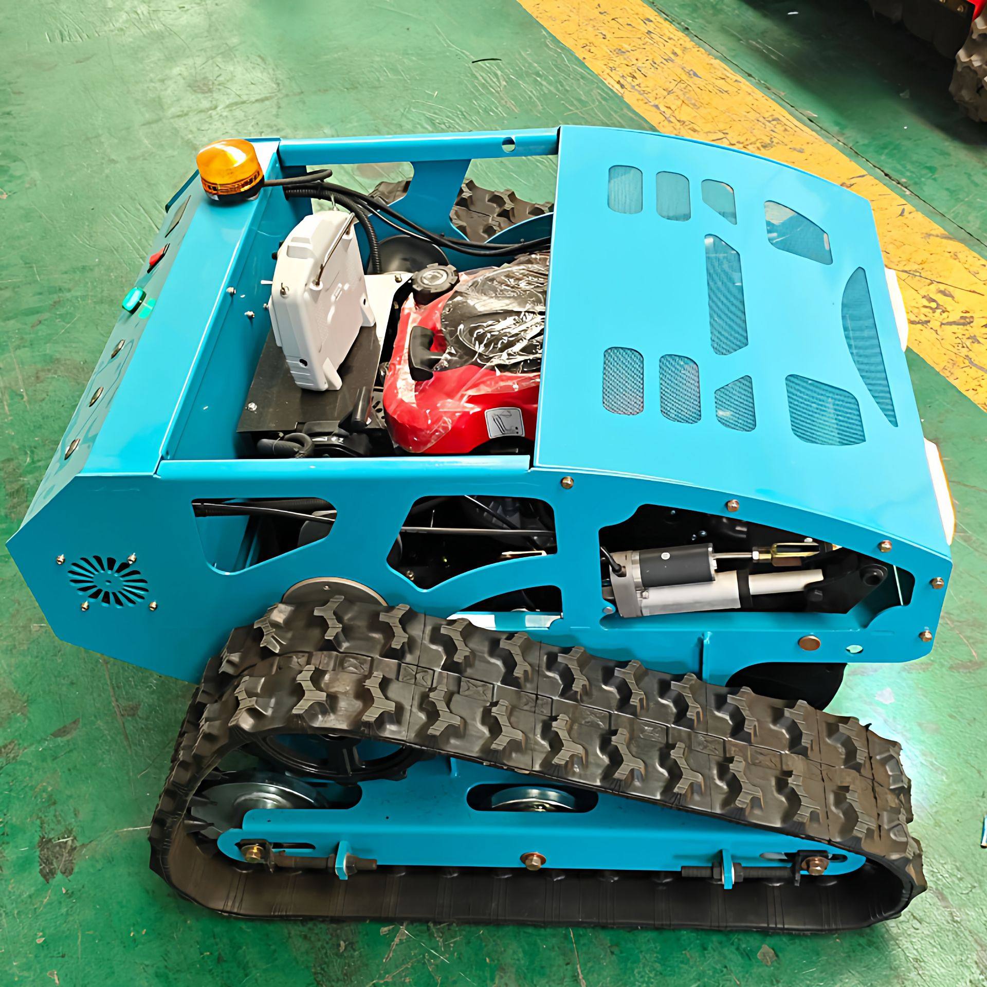 精拓出口可升降遥控割草机 小型履带式油电混动家用除草机,农机/农具/农膜,割灌机/割草机/油锯,淘宝优惠券,粉丝福利购,淘宝优惠卷