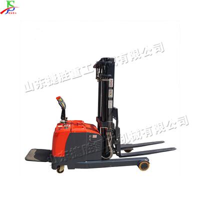 全电动托盘堆高车 随车自体登高车 Standing electric forklift