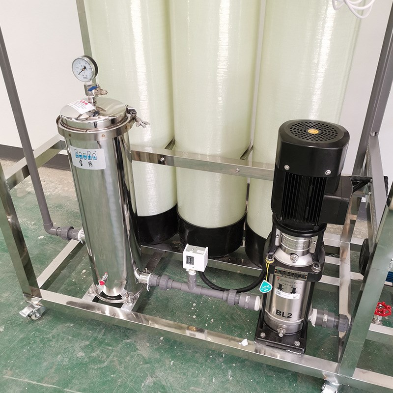 反渗透水处理设备玻璃钢罐1吨t净水器ro去离子纯化直饮超纯水设备