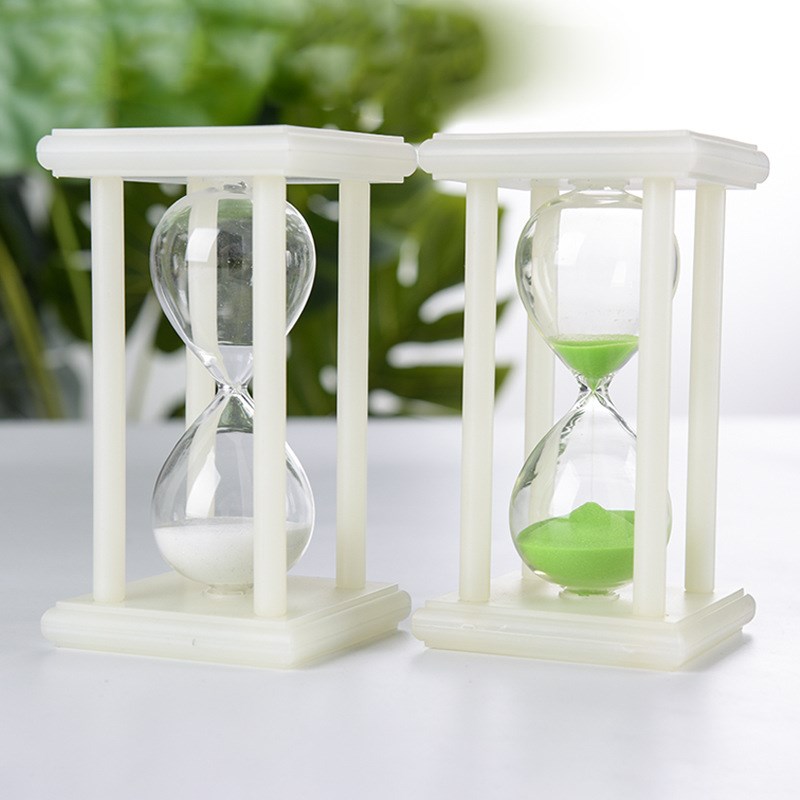 厂家直销货源创意沙漏计时器3/30分钟儿童防摔夜光沙漏