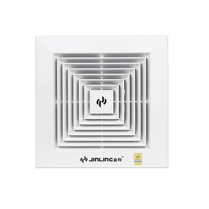 金羚排气扇8寸天花管道排风10吸顶式静音换气扇12家用浴室管道扇