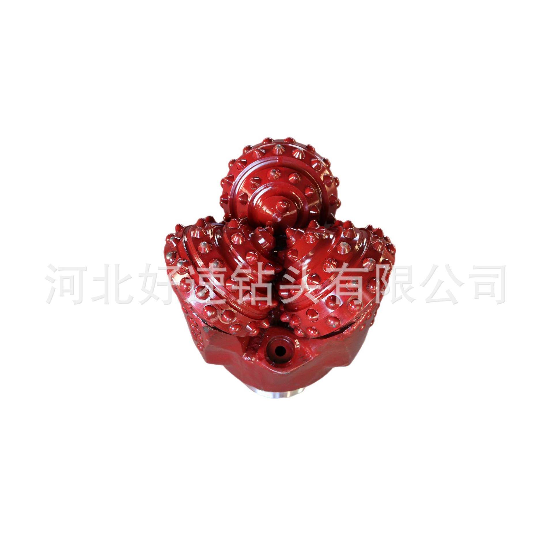 河北好速三牙轮钻头9 7/8英寸开孔直径251mm橡胶密封轴承IADC637