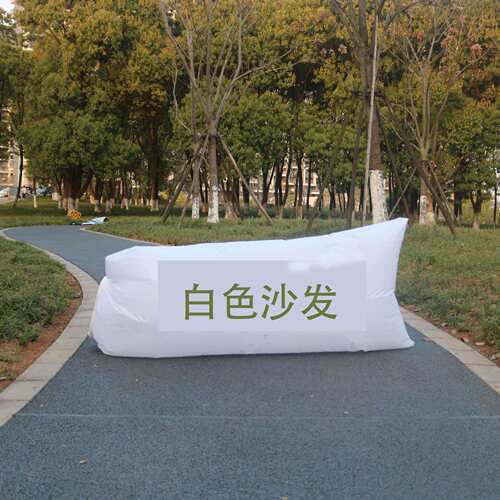 户外懒人充气沙发空气床垫单人躺椅便携式野营午休音乐节沙发