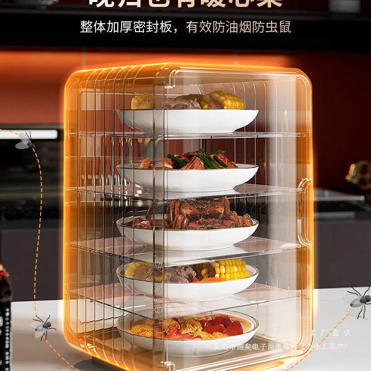 冰箱剩菜剩饭收纳厨房保温收纳盒家用多层放冷菜隔夜菜整理收纳盒