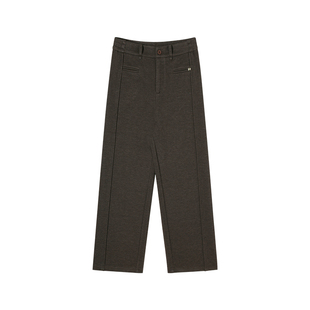 2.6 新款高腰宽松直筒加厚休闲裤 HPD21K84640