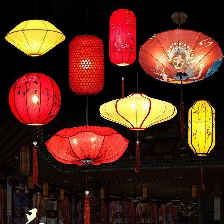 复古伞形灯中国风茶楼火锅店装饰灯创意国潮京剧人物灯具国潮风,纺织面料/辅料/配套,纺织机械配件,淘宝优惠券,粉丝福利购,淘宝优惠卷