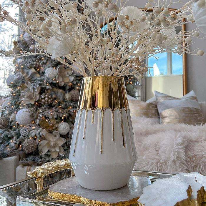 现代创意镀金陶瓷花瓶客厅装饰插花样板房软装玄关摆件,纺织面料/辅料/配套,纺织机械配件,淘宝优惠券,粉丝福利购,淘宝优惠卷