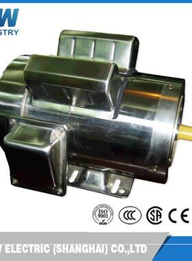 SMC上海金陵NEMA标准电机单相不锈钢机床机械可冲洗56&145T