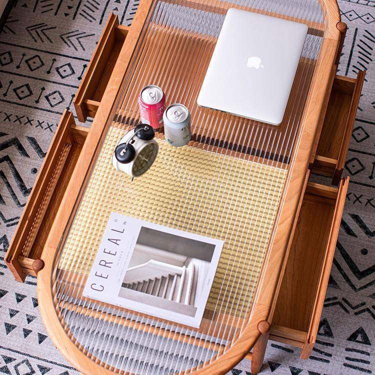 北欧客厅实木茶几家用小户型藤编创意边几网红民宿椭圆原木茶台,畜牧/养殖物资,畜牧/养殖器械,淘宝优惠券,粉丝福利购,淘宝优惠卷