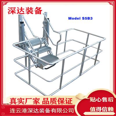 深达供应鹤管活动梯装车鹤管平台多踏步侧装活动梯真实
