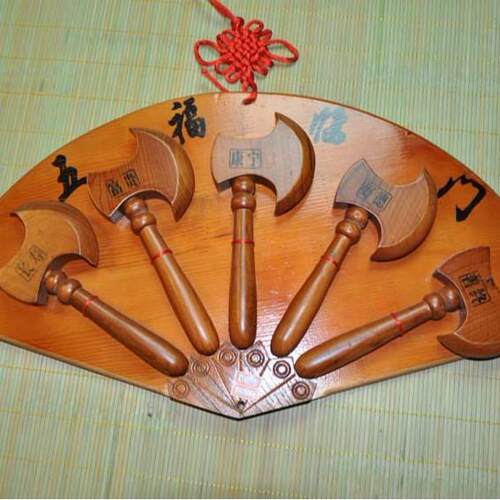 个人DZ摆挂件工艺品桃木剑FL-0210小号五福临门挂件福运福剑