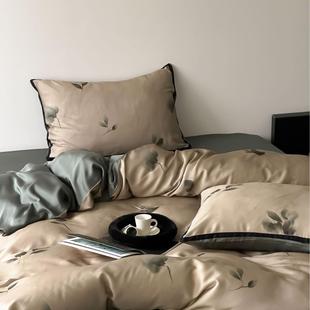 复古新中式 ｜春夏清凉感60支兰精天丝四件套高端轻奢裸睡凉感床品