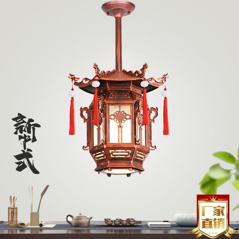 大门过道吊灯门头阳台凉亭饭店寺院四合院别墅灯笼灯庭院led灯