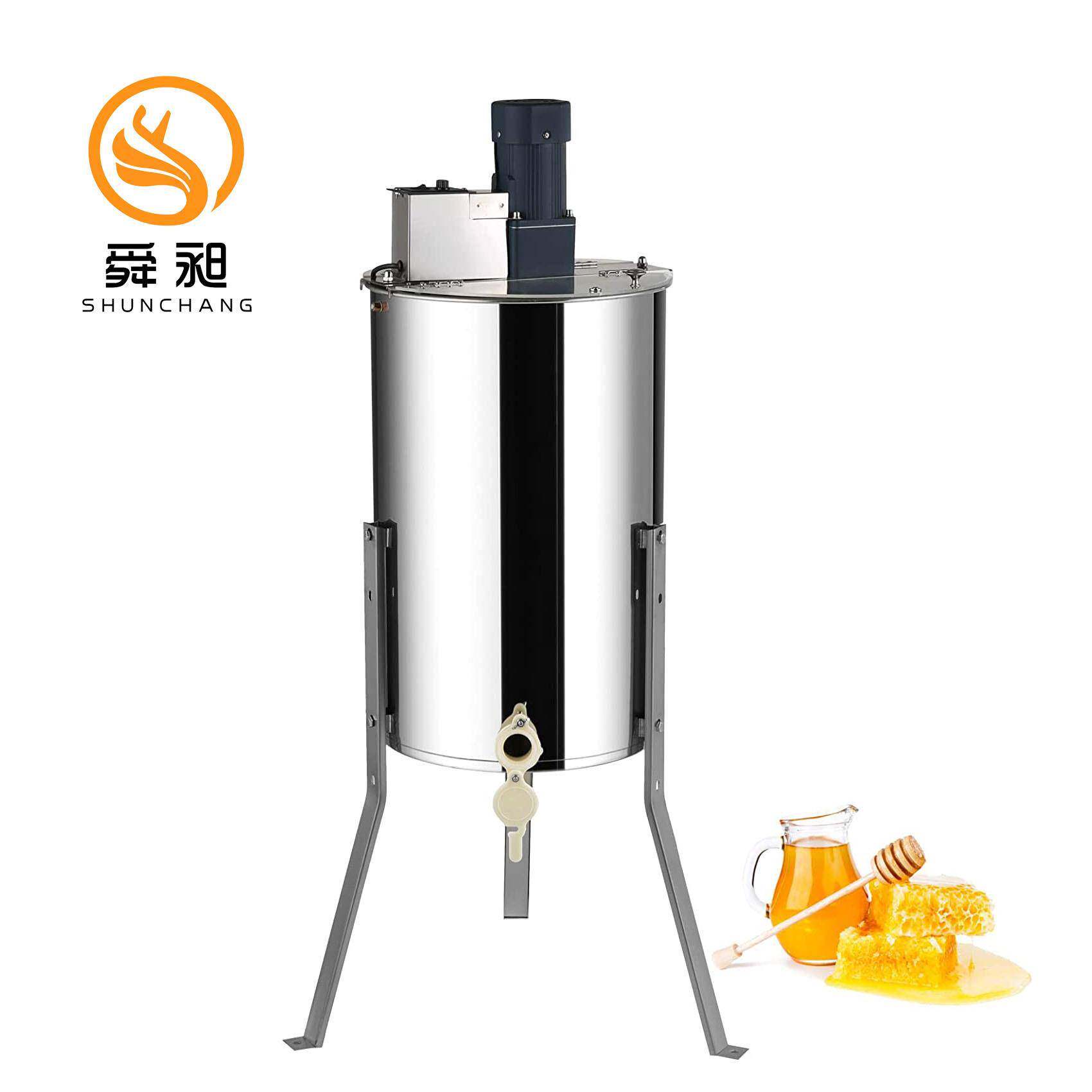 舜昶供应电动摇蜜机出口型两框不锈钢取蜜机2框蜂蜜分离机