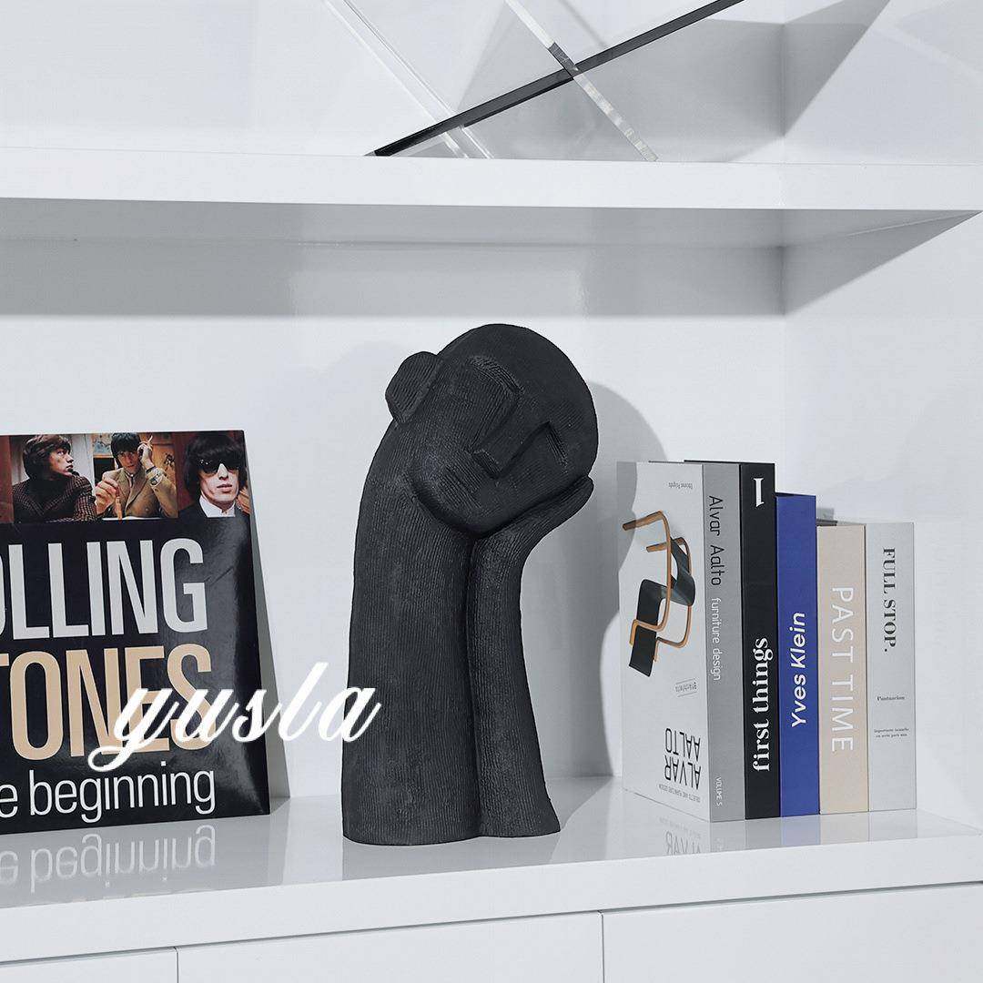 现代简约沉思者人物客厅电视柜酒柜书房抽象雕塑头像艺术摆件软装,工业油品/胶粘/化学/实验室用品,其他实验室设备,淘宝优惠券,粉丝福利购,淘宝优惠卷