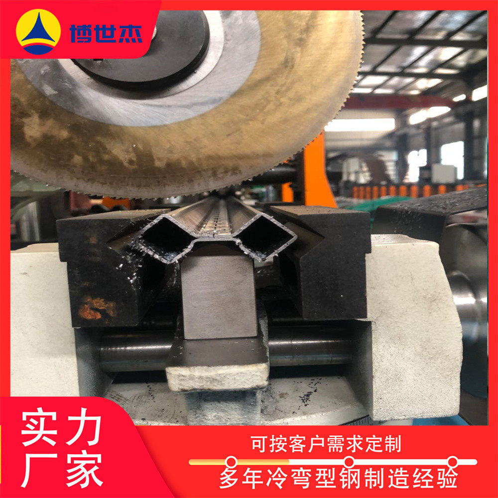 配电柜C型材立柱冷弯滚压成型机机柜十六折型材立柱成型设备
