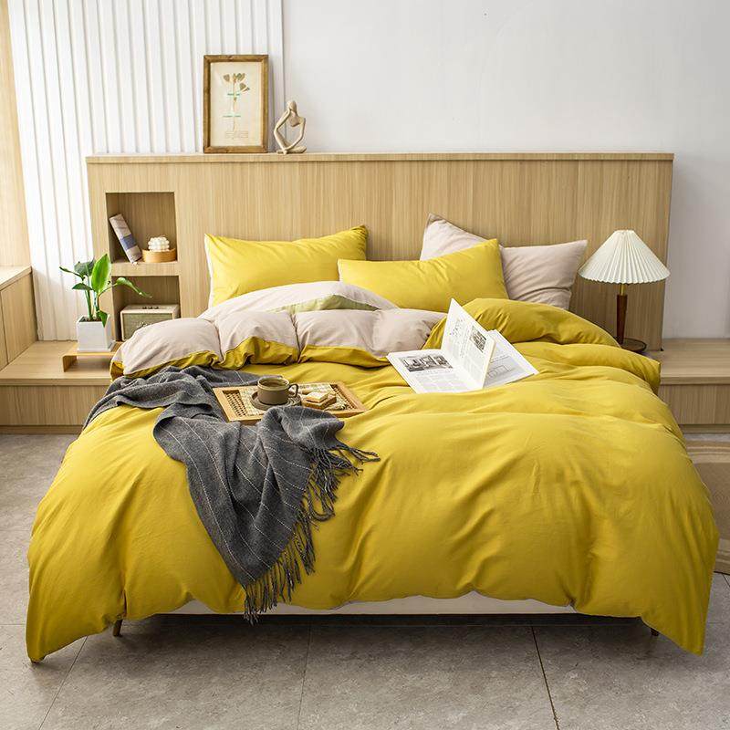 棉全棉床单素色四件套纯棉简约双拼纯色1.8m床包床笠床上用品,农用物资,其他肥料,淘宝优惠券,粉丝福利购,淘宝优惠卷