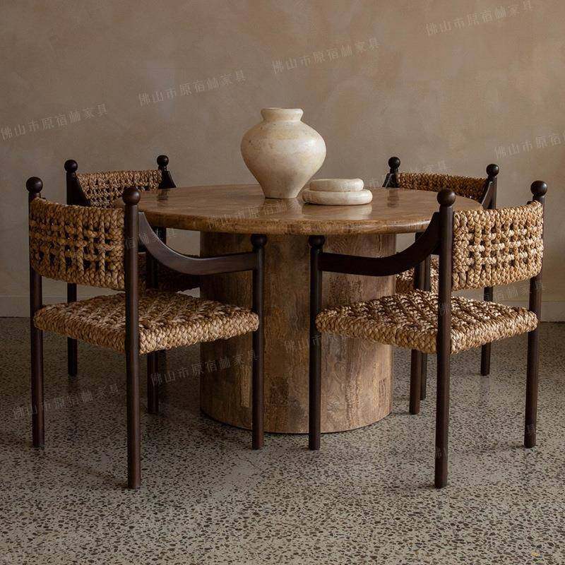 Pablo草藤餐椅有扶手椅子天然藤编织民宿酒店餐厅桌椅实木,工业油品/胶粘/化学/实验室用品,其他实验室设备,淘宝优惠券,粉丝福利购,淘宝优惠卷