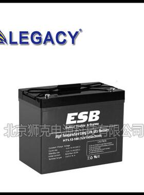 ESB蓄电池HTL12-11012V100AH洗地机曲臂车升降机牵引动力少维护