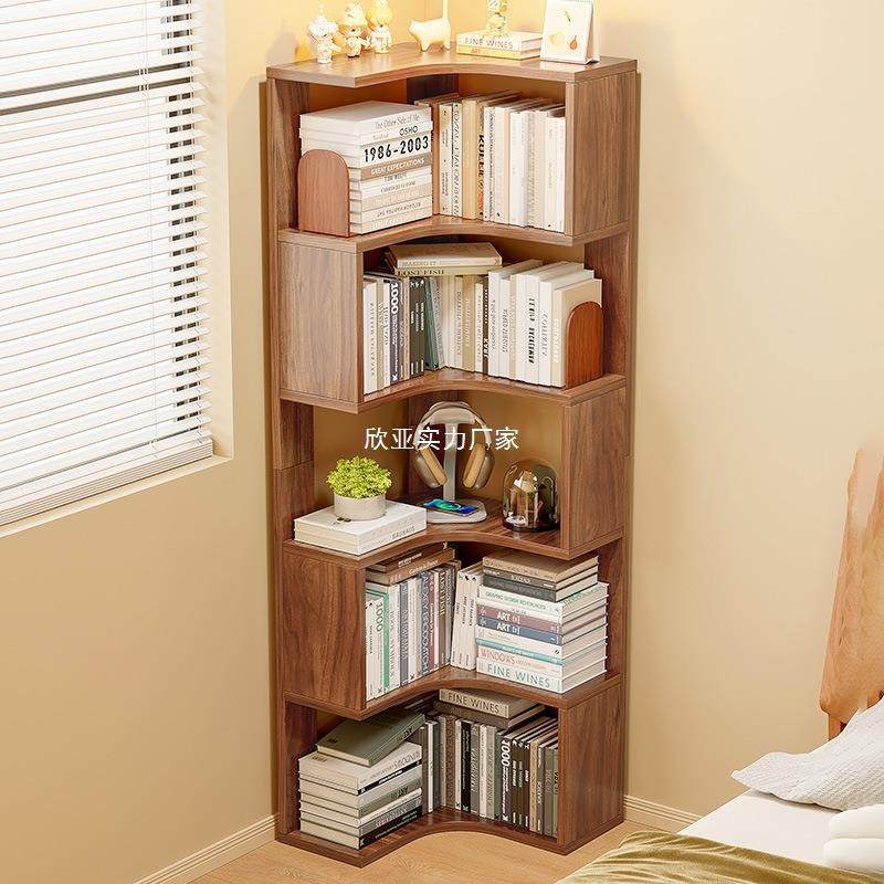 创意多层转角书架落地置物架客厅角柜墙角收纳架简易拐角床头书柜,农用物资,其他肥料,淘宝优惠券,粉丝福利购,淘宝优惠卷