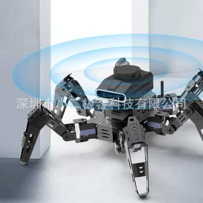 ROS机器人六足仿生蜘蛛Phage深度视觉SLAM建图导航雷达JetsonNano