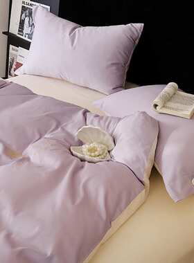 2024新款60S长绒棉珊瑚绣花款四件套春秋冬款床上用品全棉纯棉