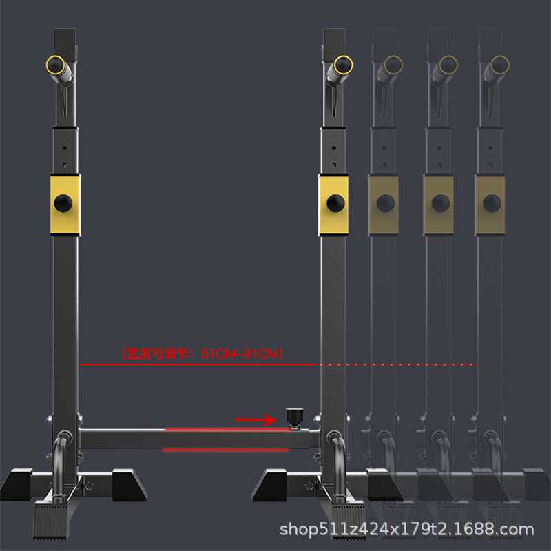 艾踏深蹲架家用卧推架多功能健身器材举重床杠铃架子室内双杠