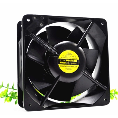 16055 16CM全铁叶耐高温烤箱机柜散热风扇小型轴流风机 2750M