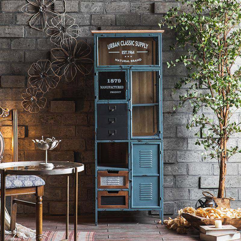 美式怀旧复古铁艺餐边柜实木储物柜客厅展示柜创意多门工业风柜子,鲜花速递/花卉仿真/绿植园艺,割草机/草坪机,淘宝优惠券,粉丝福利购,淘宝优惠卷
