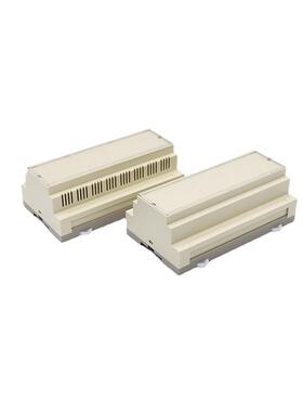 157x86x60塑胶电子外壳塑料外壳PLC导轨卡扣外壳控盒箱壳AK80005