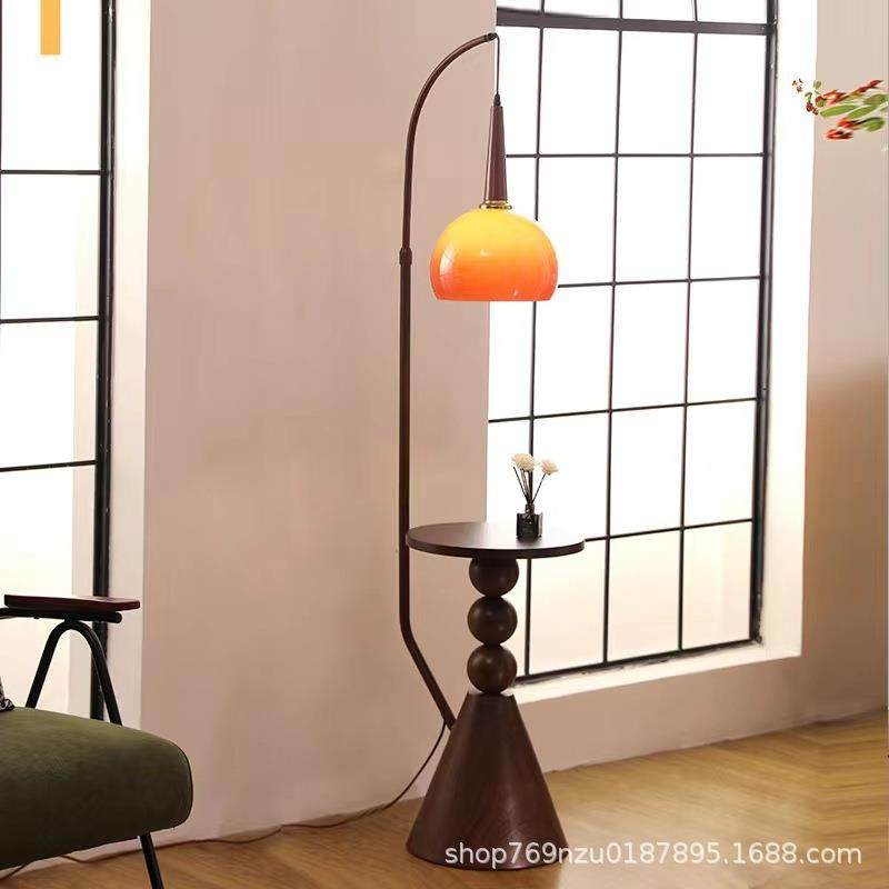 客厅置物落地灯一体美式设计中古风柚子落地灯沙发旁氛围灯,工业油品/胶粘/化学/实验室用品,其他实验室设备,淘宝优惠券,粉丝福利购,淘宝优惠卷