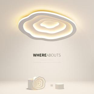 北欧主卧室灯2025年新款 灯具现代简约创意网红云朵书房led吸顶灯