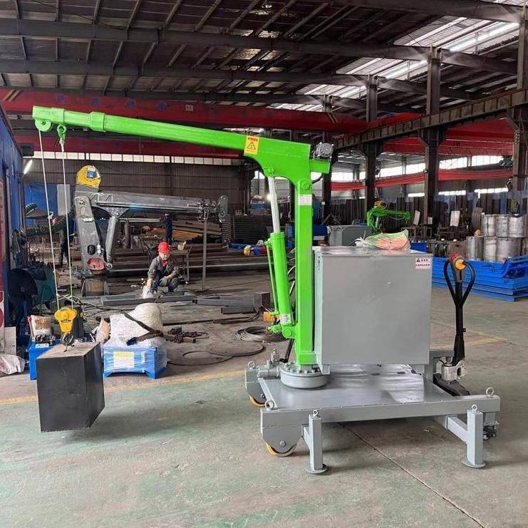 移动式重型模具吊装机重型移动单臂液压起重机工厂车间移动小吊车