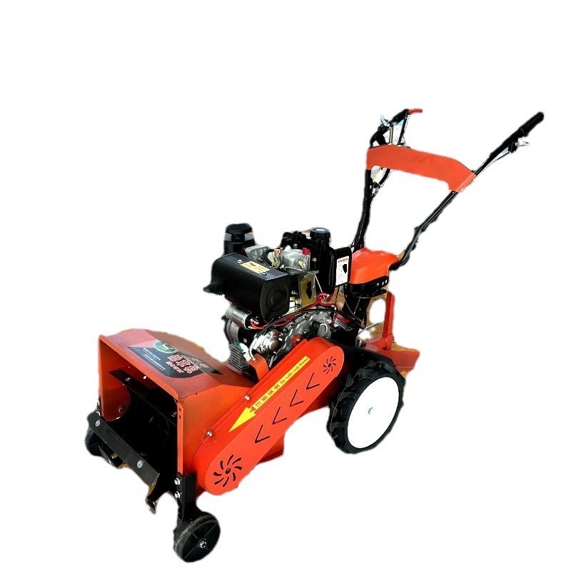 小型除草机新款自走式四驱割草机家用柴油锄草松土果园锄地开沟机