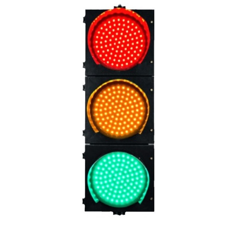 400MM交通指示灯 红绿灯 信号灯 红黄绿三灯满盘 十字路口交通灯