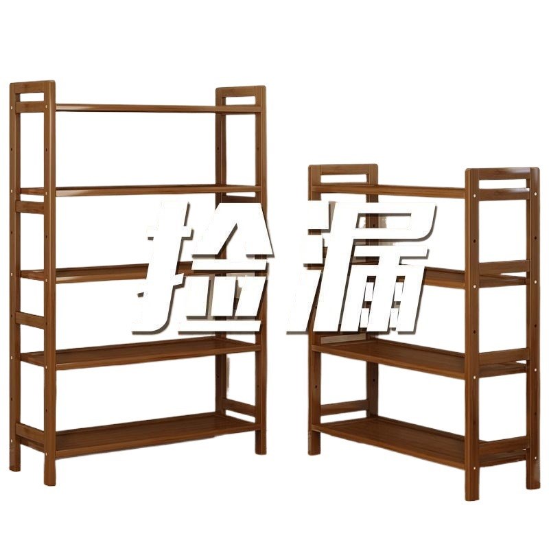 带轮置物架缝隙超窄书架夹缝极窄实木可移动桌边储物书柜收纳多层