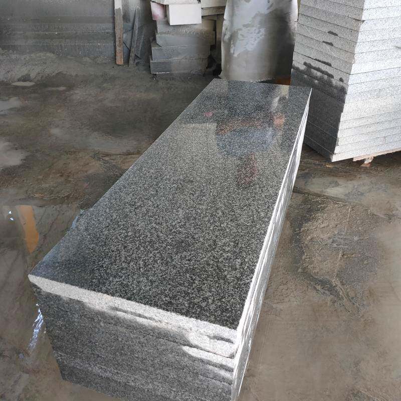 福建g654芝麻黑花岗岩磨光面火烧面芝麻黑毛板庭院地铺石