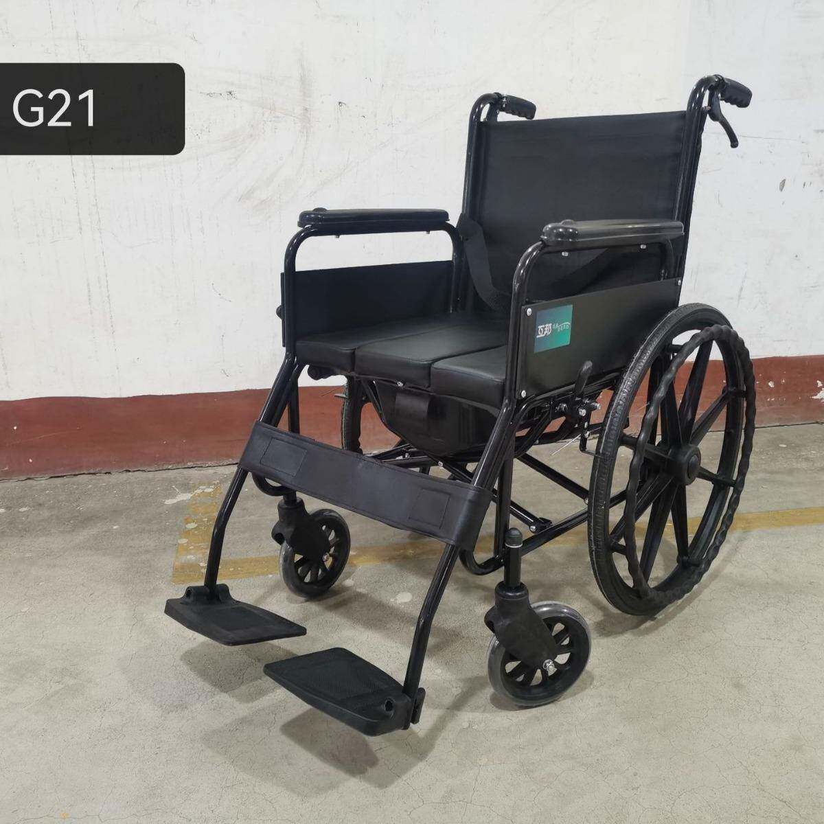 互邦轮椅车折叠老人专用手推车便携式代步车残疾瘫痪G21可折叠