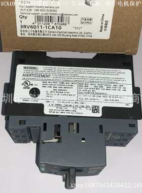 3RV6011-1FA10 断路器 电动机保护、可设电流 3.5-5A、螺栓型