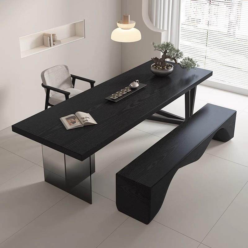 北欧实木茶桌 办公室接待会客茶台 家用客厅大板亚克力茶桌椅组合,3C数码配件,USB灯,淘宝优惠券,粉丝福利购,淘宝优惠卷