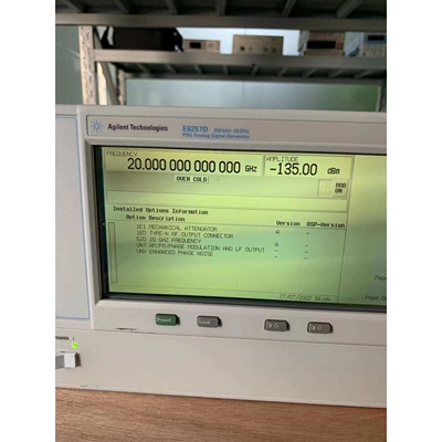 出售  出租E8257D E8257D 250 kHz 至 20 GHz PSG模拟信号发生器