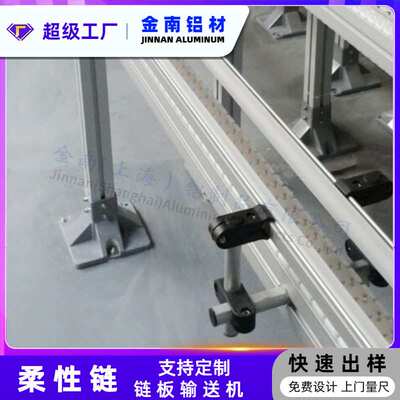 金南厂家生产柔性链输送机 齿形链转弯机 V型龙骨链自动化流水线