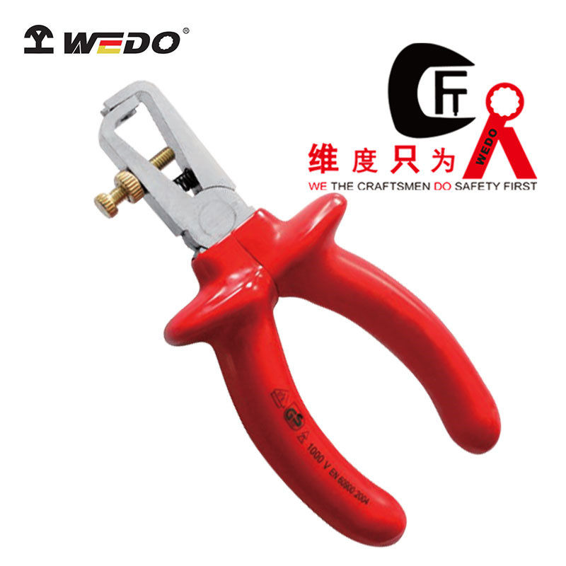 WEDO维度绝缘剥线钳德式浸塑手柄电工专用剥皮钳IN506A