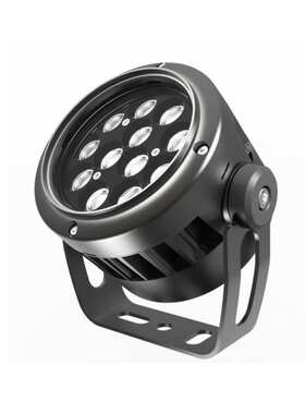 72W48W24WLED户外圆形投光灯照树灯 别墅户外防水景观园林投光灯