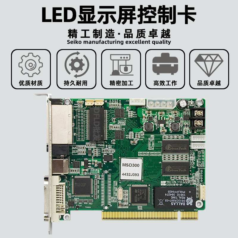 NOVA诺瓦MSD300-1全彩LED显示屏同步发送卡广告大屏幕视频控制卡