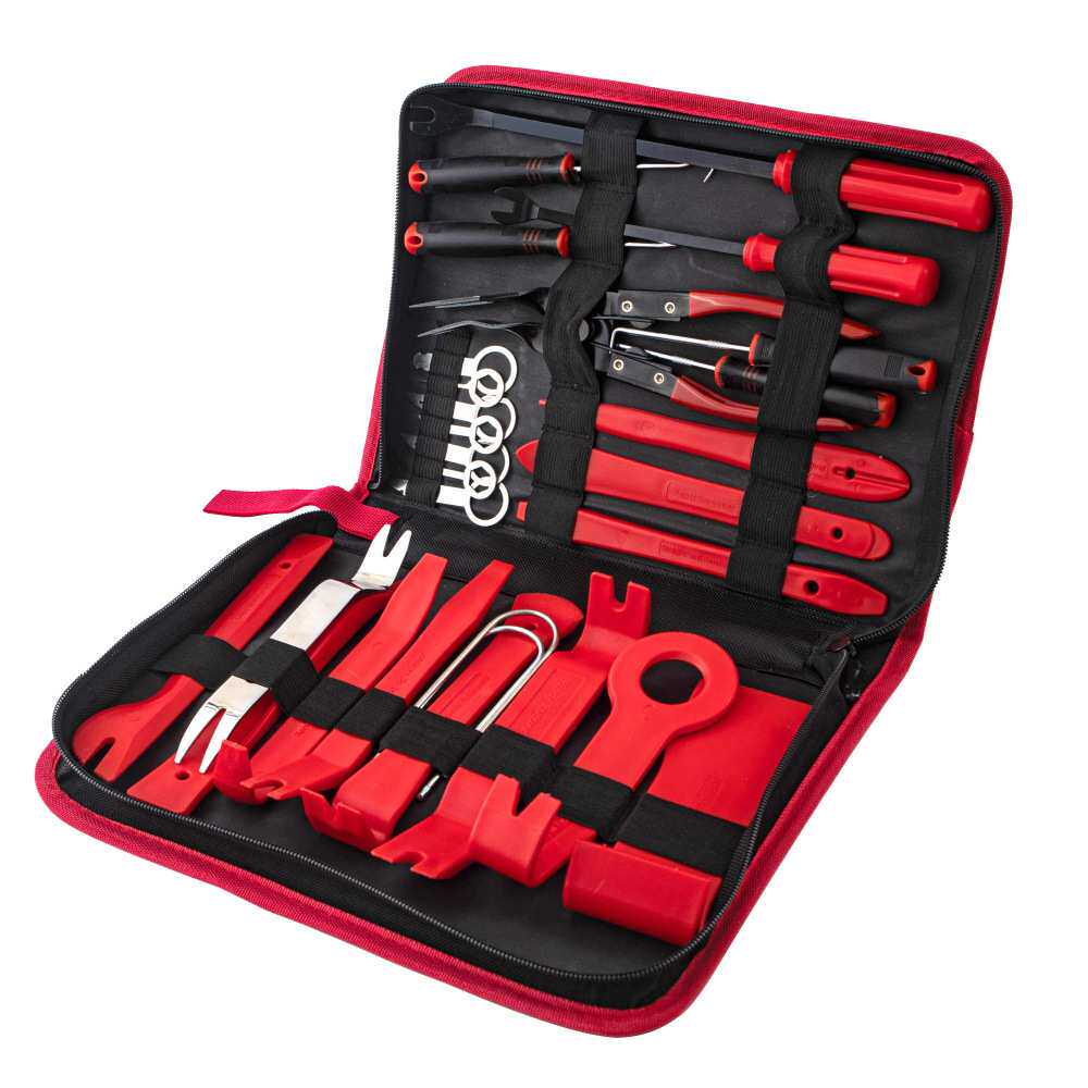 汽车内饰CD导航仪改装撬板拆卸工具39件套音响修理维护工具套装