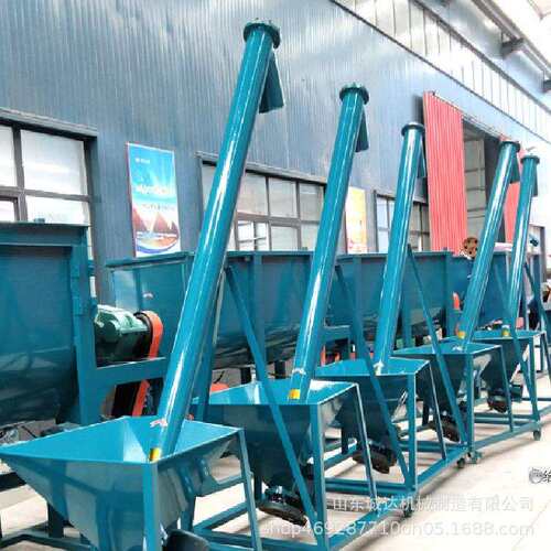 螺旋斗式提升机化工材料管式粉煤灰水泥干粉蛟龙上料