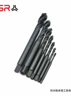 7支机用丝锥组套 螺旋槽 DIN371/DIN376 全磨 氮化 HSSE M35